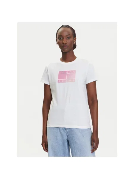 Tommy Jeans kratka majica bela