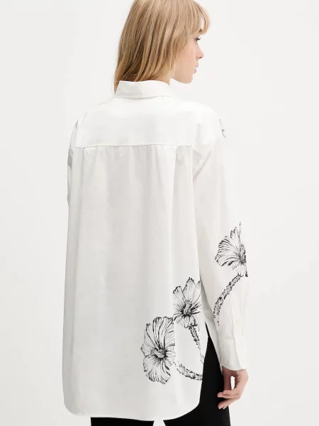 Desigual Cămașă Byn Lacroix alb