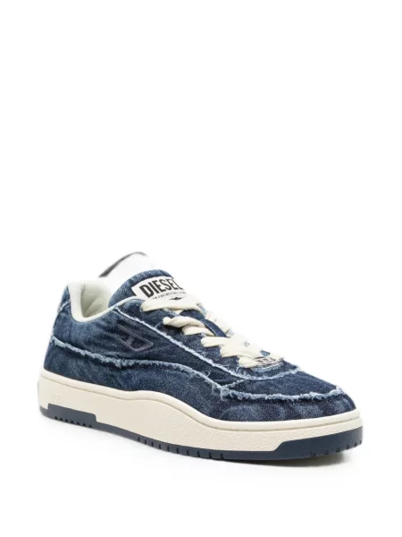 Viseltes hatású sneaker Diesel kék