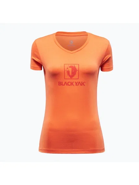 Olcsóbban. Női trekking póló BLACKYAK Senepol Classic Logo Méret: M narancssárga