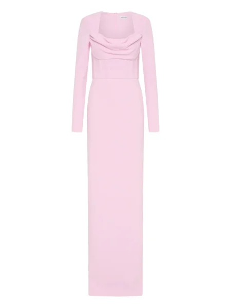 Rochie maxi Rebecca Vallance lungă de costum roz