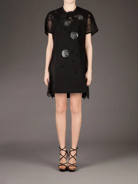 Rochie Sharon Wauchob transparente de costum negru
