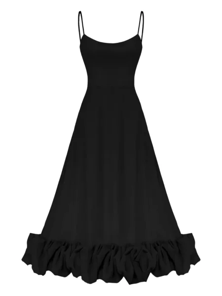 Rochie midi Post Meridiem până la genunchi de costum negru