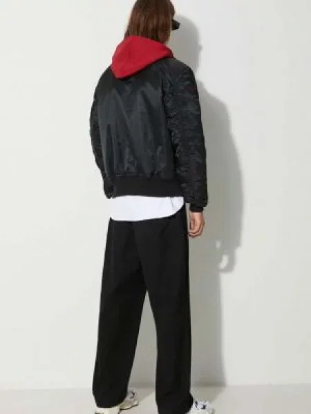 Bomber bunda Alpha Industries D-Tec SE černá přechodná