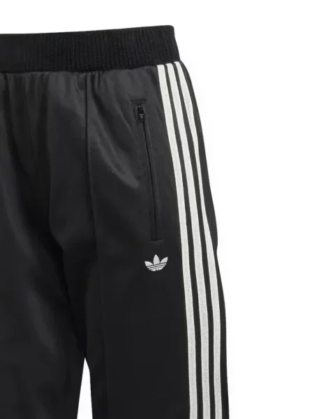Hímzett csíkos nadrág Adidas rózsaszín