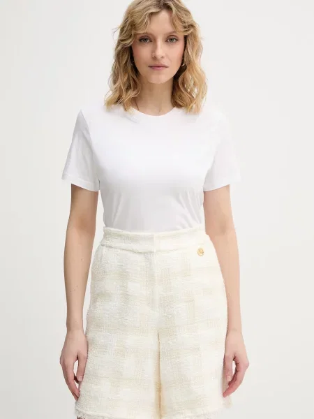 Karl Lagerfeld Tricou Signature' alb