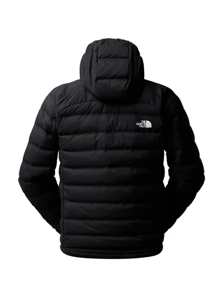 Péřová bunda The North Face Abseil Stretch Down Hoodie black černá