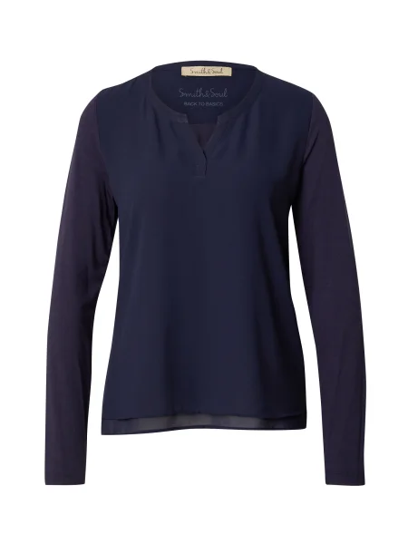 Smith&Soul Bluză închis albastru