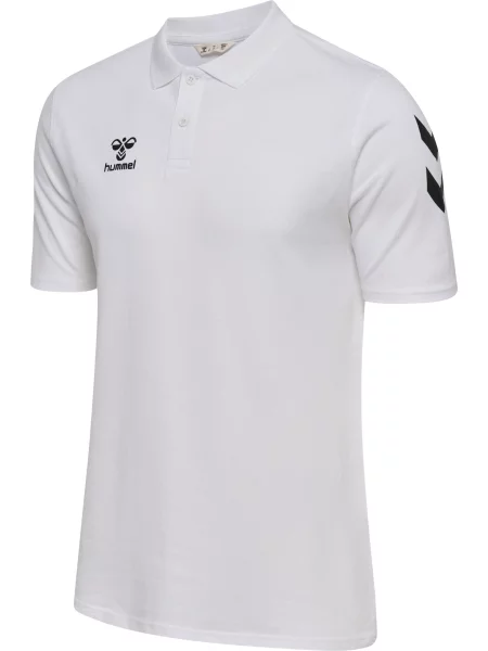 Polo Hummel Go Chevron biała