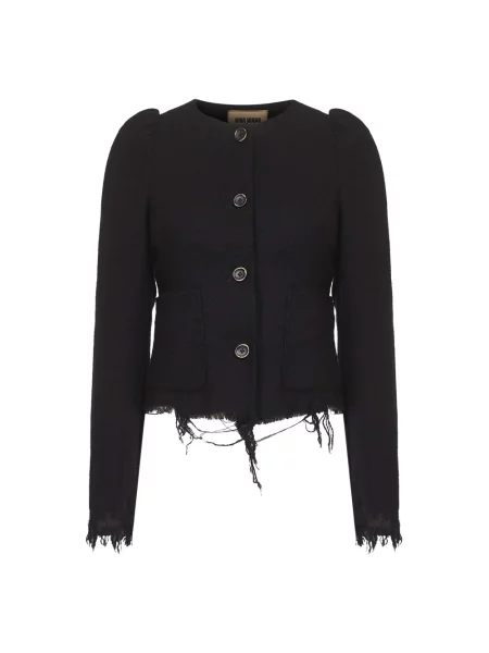 Kurtka Uma Wang wełniana czarna