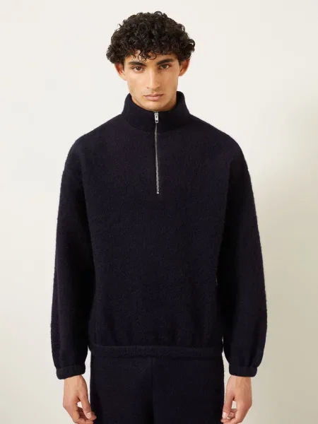 Jil Sander Svetr Troyer tmavě modrá