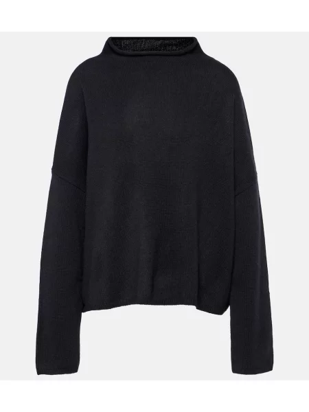 Pulover Lisa Yang iz kašmirja črna