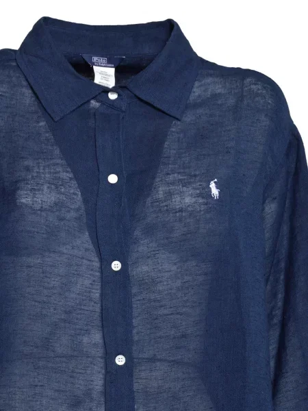 Риза Polo Ralph Lauren с автограф бяло