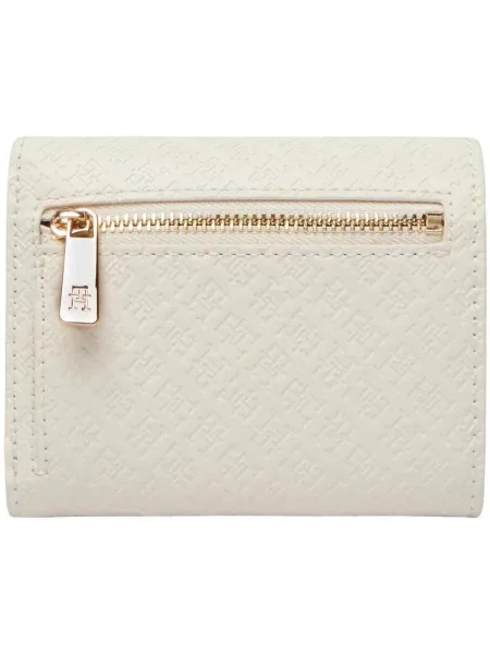 TOMMY HILFIGER Portofel ecru / auriu bej