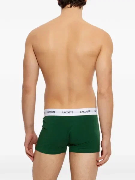 Boxeri Lacoste cu autograf verde