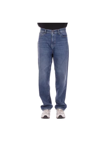 Jeansy Carhartt Wip niebieskie