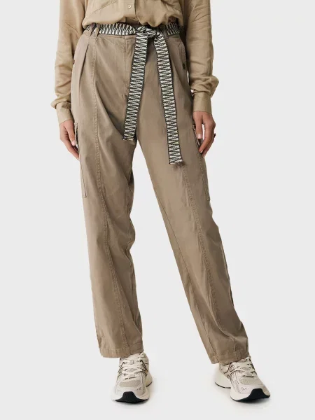 Штани MEXX бавовна/поліестер/еластан бежевий