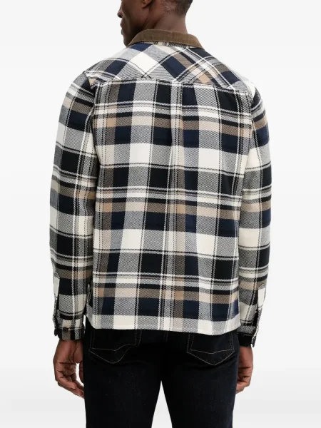 Kockás ing Barbour fehér