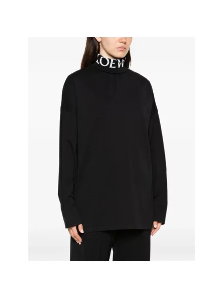 Sweter z golfem Loewe czarny