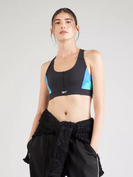 Športová podprsenka Reebok Lux Colourblock čierna