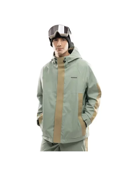 Kurtka snowboardowa oversize Siroko W8 Yuki Olive Green zielona