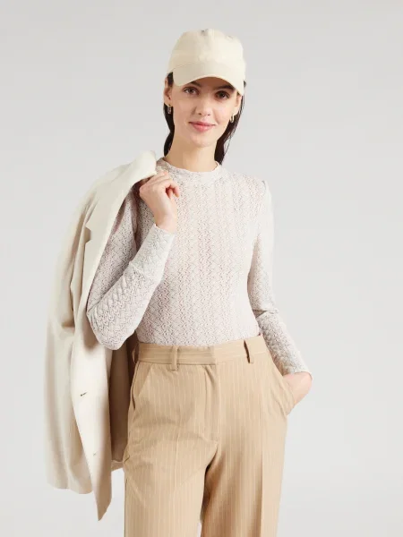 ABOUT YOU Tricou body Clara murdar alb
