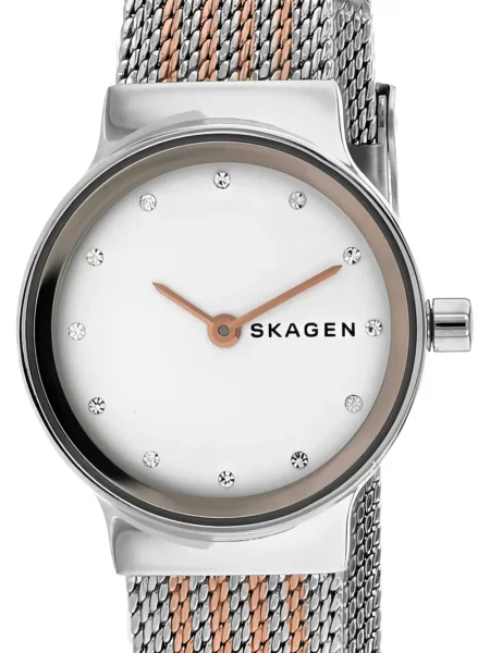 Ceas Skagen plasă alb