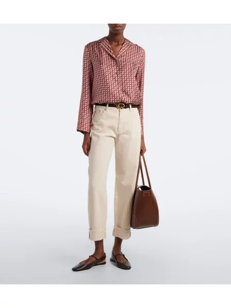 Blugi drepți 's Max Mara alb