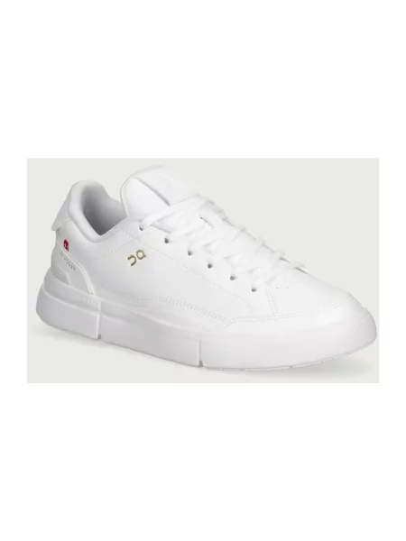 Buty do biegania On skórzane do biegania białe
