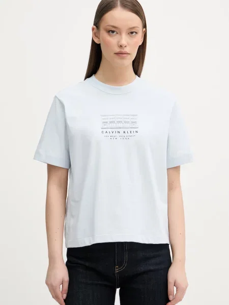 Calvin Klein Jeans tričko modré
