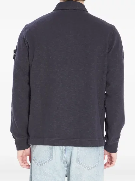 Polo marškinėliai Stone Island akmenys mėlyna