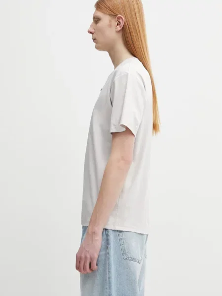 HELIOT EMIL tricou basic bărbătesc din gri