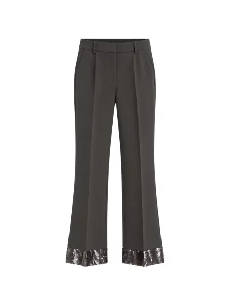 Pantaloni Jucca cu paiete gri