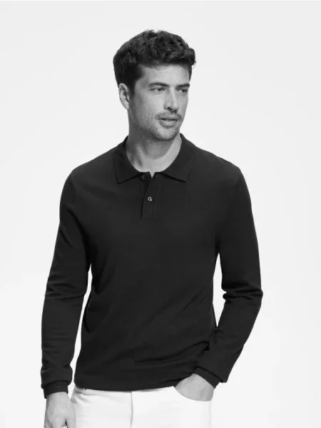 Gulerat tricou polo Reserved verde