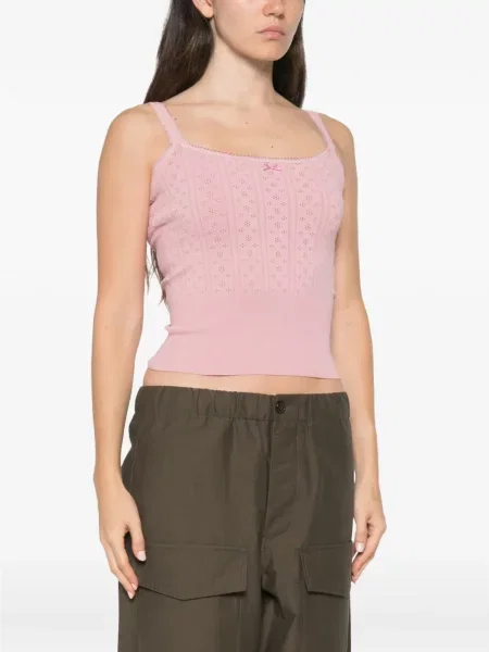 Top Jw Anderson cu funde roz