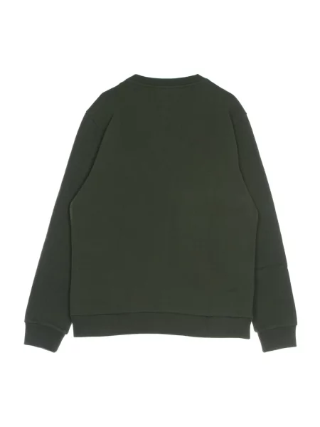 Bluza Fjällräven z okrągłym dekoltem z logo zielona