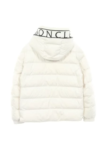 Geacă Moncler cu glugă alb