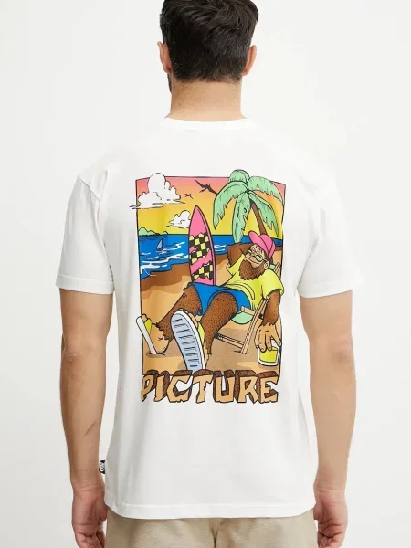 Kratka majica Picture Squatchy bela