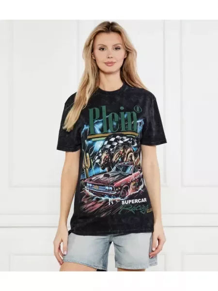 Philipp Plein Póló Racing Club fekete
