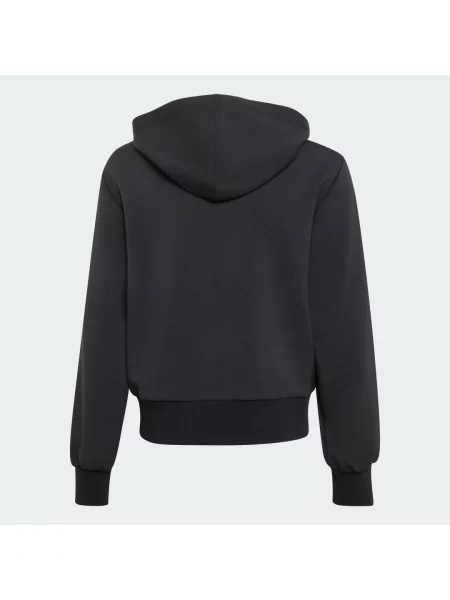 Bluza dresowa adidas Girls Full Zip Hoodie czarna