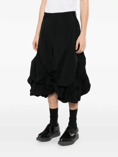 Σορτς Comme Des Garçons Homme Plus με βολάν μαύρο