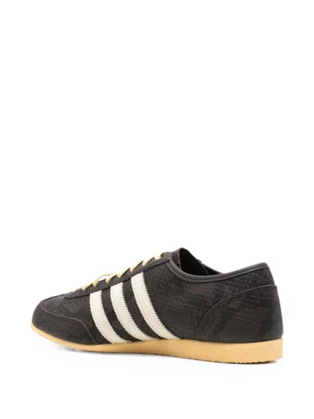 Sneakerși Adidas cu șireturi cu model piele de șarpe negru