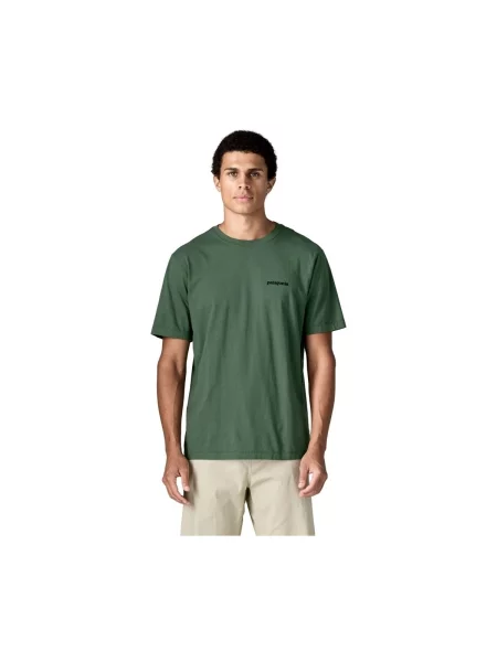 Tricou Patagonia cu autograf verde