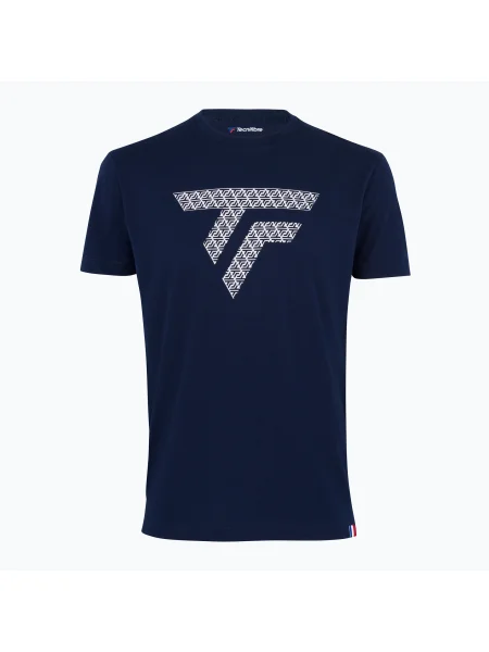 Мъжка тениска за тренировки Tecnifibre Marine синьо