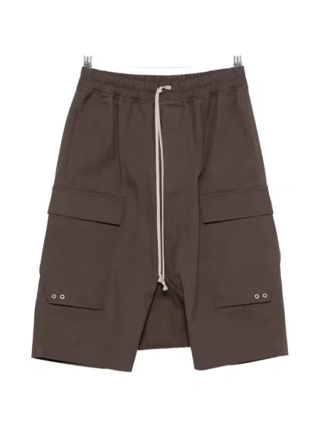 Pantaloni scurți cargo Rick Owens maro