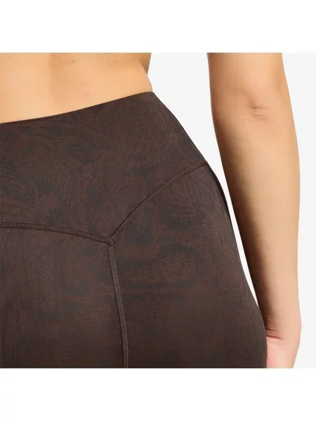 Pantaloni Adidas Performance cu model piele de șarpe negru