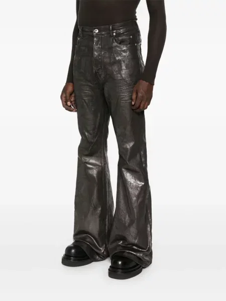 Jeansy dzwony Rick Owens Drkshdw dzwony brązowe