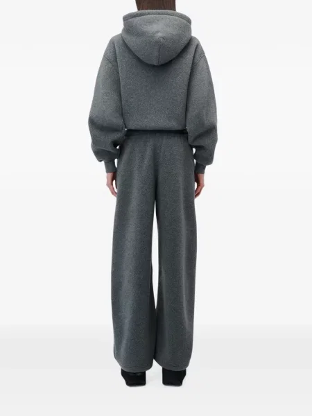 Stras pantaloni Alexander Wang alergare gri