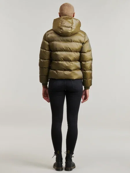 Geacă Superdry cu glugă alb