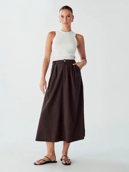 Willa Fustă MIMIE' maro